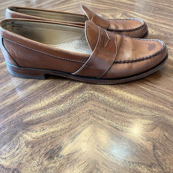Allen Edmonds Cameron USA Made Mens 10.5 D Leather Penny Loafers Casual Shoes main image 9